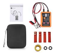 Denash Essential Fuel Injector Tester and Cleaner Tool Kit, 8 Pulse Modes, for Automotive Injector Testing, with Adapters, for 12V Car Fuel Tester【Car Enthusiasts】 (Orange)