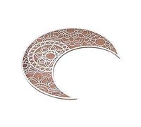 Denash Exquisite Moon Phase Talling Ornament of Hollow Wall for Living Rooms and Bedrooms of the Lunar Wood Moon to Create a Relaxing Atmosphere and Cottonwood Bedrooms (Style B)