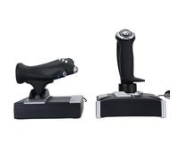 Denash Flight Simulator Control with Double Stick Control and Easy Plug and Play for Series X S Wins7 8 10 11, ABS Material