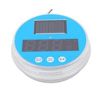 Denash Floating Digital Solar Pool Thermometer with LCD & LED - 14-158°F for Pool Hot Tub Spa, Auto Solar Switching, Ultra Durable, 360° Visibility, Fog Proof