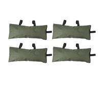 Denash Flood Prevention Sandbags Durable Flood Control Sandbag Portable Thickened Water Barrier Sand Bags for Residents Emergency 4pcs 600D Oxford Cloth Canvas Green (Zipper Closure)