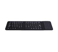 Denash Foldable Wireless Keyboard, Bluetooth 5.0 Touchpad & Number Pad, USB C Rechargeable Ultra Thin Foldable Keyboard for Travel