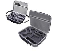 Denash for RS 4 Mini Carrying Case, Portable PU Leather Storage Shoulder Bag Hard Travel Case for RS 4 Mini Gimbal Stabilizer and Accessories
