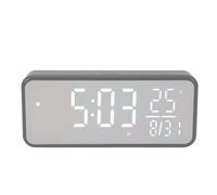 Denash Great Digital Alarm Exhibition 5 Minutes Elegant Decoration for the Living Room for the Living Room (Gray)