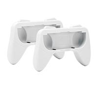 Denash HAND GROPS HANGLABLE KIT with Protective Cushions for Prolonged Playing Time on the Game Console for, ABS Material (White)