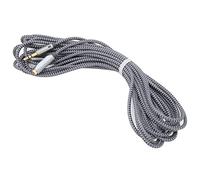 Denash Headphone Extension Cable Long -lived Golden Jack -nylon in leaks 3.5 Mm Male to Female Stereo Praise Adapter 5m for Earphones, PCs