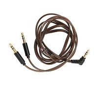 Denash Headphone Upgrade Cable 3.5mm to Dual 3.5mm Male Cord, OFC Copper Core Lossless Sound for Sundara Arya Ananda HE400SE Deva Pro, Gold Plated Plug Durable Y Splitter