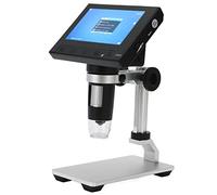 Denash High -defined Foods Border -Mikroscope 1000x Ampplement HD Digital Microscope with 8 LED Lights for Researchers and Students
