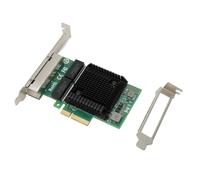 Denash High Efficiency PCIe X4 Adapter Gigabit Ethernet Gigabit Ethernet High Efficiency, 4 -port Network Card for Bandwidth Requirements, PC