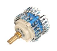 Denash High Precision Potentiometer of 20 Km with Two Channels with a Speed Steps, a Small Error, a Good Balance, for Lovers of Amplifiers (Round Handle)