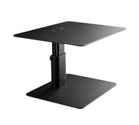 Denash Hold the Ergonomic Computer Climbers Adjustable for Space Savings At the Office for Metal Monitors of Different Sizes (Black)
