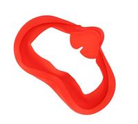 Denash Improved VR Gajas Silicone Masca for 2, Prevents Loss of Light and Non -destructive Installation, the Sweat VR Protective Cover for Comfortable Game Experience (Red)