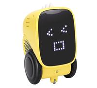 Denash Interactive Smart Robot Toy, Touch & Voice Sensing Educational Robot with English Storytelling & Programming for Kids Early Learning (Yellow)