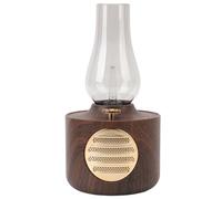 Denash Kerosine Lamp Retro Vintage Lanter Lamp For the Rooms, Decorative Lavir Num (Wood Color)