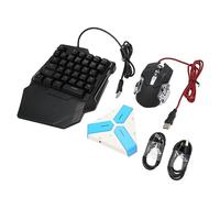 Denash Keyboard Mouse Converter Combo, Plug and Play High Sensitivity Silent Gaming Keyboard Mobile Game Converter 5.0 for Mobile Game