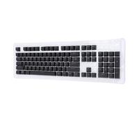 Denash Korean Mechanical Key Cuts Defined By Translucent Design for 104 Keyboard Keyboards, Installation and Maintenance Easy for the Use of the House and the Office (Black)