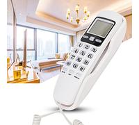 Denash KX T888CID CALLER -ID SHOW REBIBLE TOALON DUAL SYSTEM for Large Experiences in Black and White/Red (White)