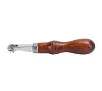 Denash LEATHER DIY DIY TOOL LEATHER OPERATING WITH 4 MARKET WELLS, LONG LONG LIFE, VERY PRACTICE - FOR PRODUCT PRODUCTION, ALEACION STEEL + WOOD