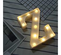 Denash LED Alphabet Letter Lights, DIY Marquee Signs with Warm White Glow for Home Wedding Party Decoration (DenashqC4uiJM-10148338)