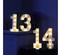 Denash LED Alphabet Letter Lights, DIY Marquee Signs with Warm White Glow for Home Wedding Party Decoration (DenashqC4uiJM-10148334)