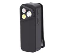 Denash LED Flashlight, 3 Levels Brightness Adjustable with Spot Flood Red Light, USB C Rechargeable, 600mAh Battery, Magnetic for Outdoor Camping Emergency