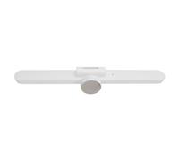 Denash LED Under Cabinet Light with Digital Clock & Bluetooth Speaker, 3 Color Dimmable Magnetic Night Light for Kitchen, Bedroom