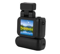 Denash Lightweight Thumb Sized 1080P Sports Cam with High Brightness Flashlight, Color Screen, Detachable Base for Extended Recording, Wide Angle Lens, ABS Material, Type C Interface