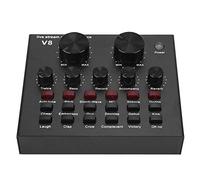 Denash Live Sound Card, V8 Second Generation Computer Live Broadcast Voice Changing Card Online Singing Karaoke