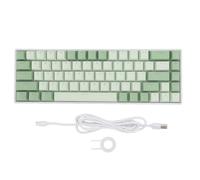 Denash Mechanical Gaming Keyboard, 68 Keys Wireless Bluetooth Keyboard with Red Switch, RGB Backlit Ergonomic PC Keyboard for Laptop Computer