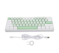 Denash Mechanical Keyboard, 61 Keys RGB Wireless Gaming Keyboard Bluetooth Keyboard with Blue Switch, Type C Wired Keyboard for Computer Laptop