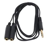 Denash Microphone Splinter Adapter Efficiently Maximizes the Signal Transmission for Speakers 1.8 M Mic y y Splitter Cable for Multimedia Persons