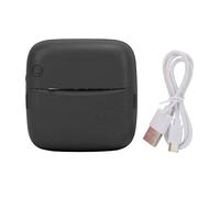 Denash Mini Pocket Printer BT Black White RGB Support for IOS App 200DPI 1200mAh Thermal Printer for Wrong Question Photo Labels [Portable Compact Cute] for Kids Study (Black)
