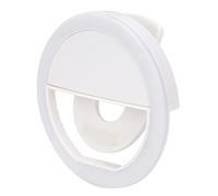 Denash Mini Ring Light, Elastic with Silicone Cushion for Phone, 3 Light Modes Weak Neutral Strong, Portable Fill for Live Stream Selfie Object