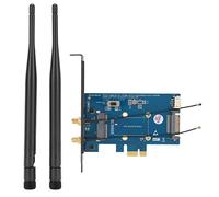 Denash MINI Wireless Dual Band PCIE A PCIE 1X PC Desktop Interface Adapter, No Controller Is Required, Compatible with the Wi -Fi Combined Card, Suitable for Users Win10/8/7/22/200/200//WING // OS X