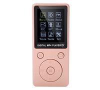 Denash MP3 MP4 Music Player, 1.8 Inch HD Screen Mini Portable Lossless HIFI Music Digital Audio Player with Headphone Support up to 32GB(Gold)
