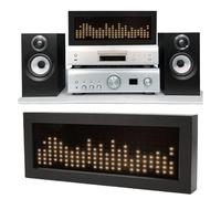 Denash Music Spectrum Rhythm Light, Voice Activated and Dual Mode Input with Adjustable Spectrum Display for Music and Gaming (Warm White)