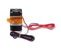 Denash NEMA 17 Stepper Motor, Powerful 3D Printer Extruder Kit, MK8 Extruder Hotend Kit with 0.4mm Nozzle for MakerBot Prusa I3 Reprap 3D Printer Replacement, Made of Brass Aluminum