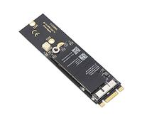 Denash Network Card for the M.2 Adapter for BCM94360cs WLAN Card Simple Operation for 7/8/10, OS X Wide Compatibility (External antenna not included)