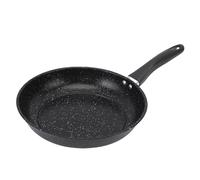 Denash Non Stick Round Frying Pan, Versatile Kitchen Cookware for Eggs, Steaks, Pancakes 24cm, Heavry Duty Iron and PP Material, Easy to Wash, for Breakfast, Dinner