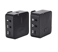 Denash Omnidirectional Microphone Lavalier Wireless with Simple Operation for News Interviews, Movie Recordings, Lessons, for the Mobilphone SLR （MX5 camera）
