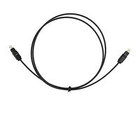Denash Optical Fiber Gear Cable PVC 1M High-speed Digital Cord for Home Cinema Speakers, Golden Interface, Plug-and-play for Entertainment Enthusiasts