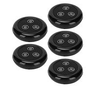 Denash Pager of Deep Blue Wireless Caregiver Call The Panic Button Button on Door for The Restaurant of The 5pcs