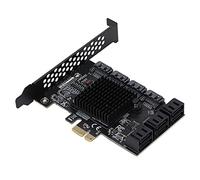 Denash PCI E -Card Stable Puce ASM 7 Pins Extension Card for XP, IDE/AHCI Mode for Rapid Data Transmission, for Computer Lovers