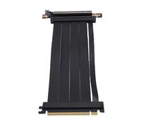 Denash PCIe 5.0 X16 Extension Cable, 128Gbps High Speed Riser Card with Backward Compatibility for RTX 4090 Ti, AI PC Servers Gaming ITX Water Cooling