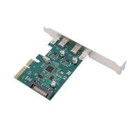 Denash PCIe for Type C 10GBit / S Dual Port Expansion Card Adapter for High-speed Data Transmission, USB Device Compatibility, Remote-weck for PC Users