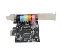 Denash PCIE5.1 Internal Multi -Channel Sound Card for Desktop with CD for Clear Surround Sound Reproduction and for PC/User