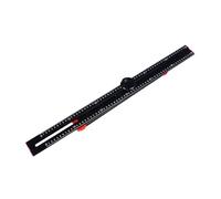 Denash Portable 2 -i -1 Carpenter Winkel Linal Lineal Light Square Tool for The Construction of Black for at Home