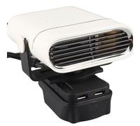 Denash Portable Battery Powered Small Space Heater, 360 Degree Rotatable 160 Degree Tilt Adjustable Car Heater Defroster Defogger, Suitable for Makita Series Battery