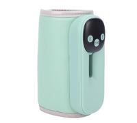 Denash Portable Bottle Warmer 11 Temperature Settings Rechargeable Fast Milk Warmer with Night Light Memory Function LED Display, Ideal for Travel, Baby Bottle Warmer Wrap (Green)