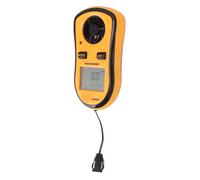 Denash Portable Digital Anemometer for Wind Speed Measurement and Temperature Monitoring, Mini Portable Wind Meter with LCD Screen